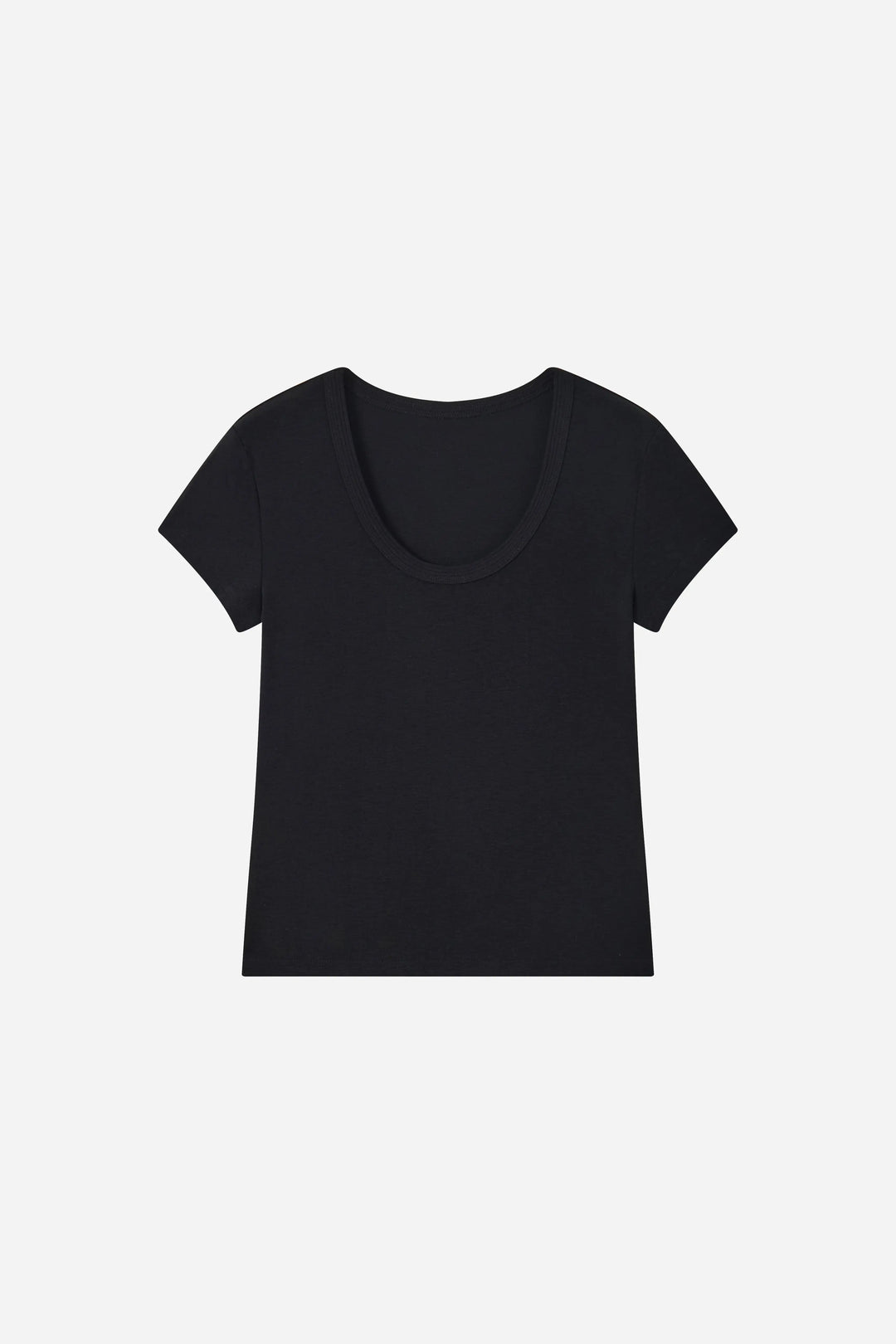 An image of a   21606 Scoop Neck Tee by  Mirra Masa
