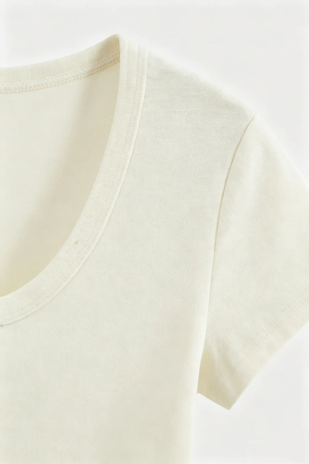 An image of a   21606 Scoop Neck Tee by  Mirra Masa