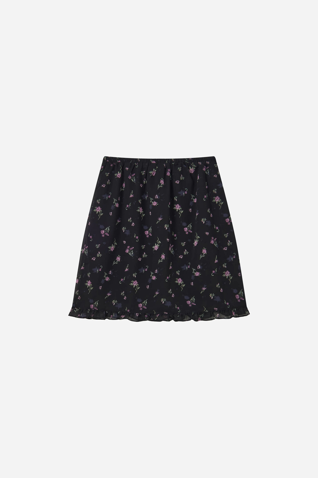 An image of a   21619 Floral A-Line Mini Skirt by  Mirra Masa