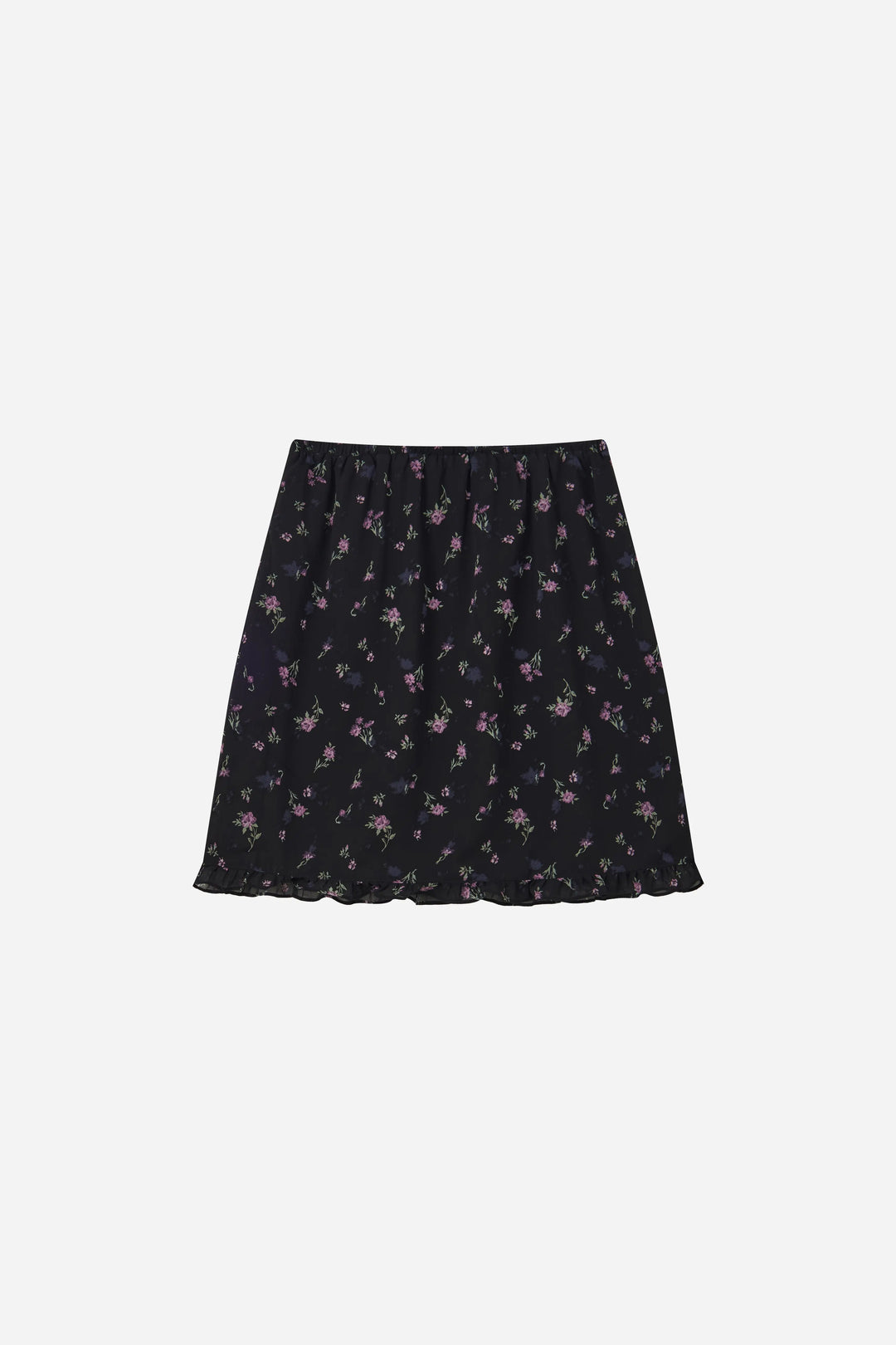 An image of a   21619 Floral A-Line Mini Skirt by  Mirra Masa