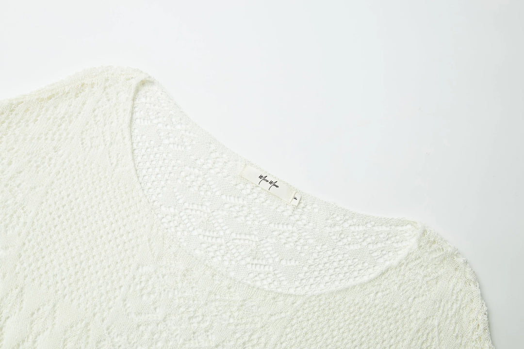 An image of a   21653 Breezy Layering Knit Top by  Mirra Masa