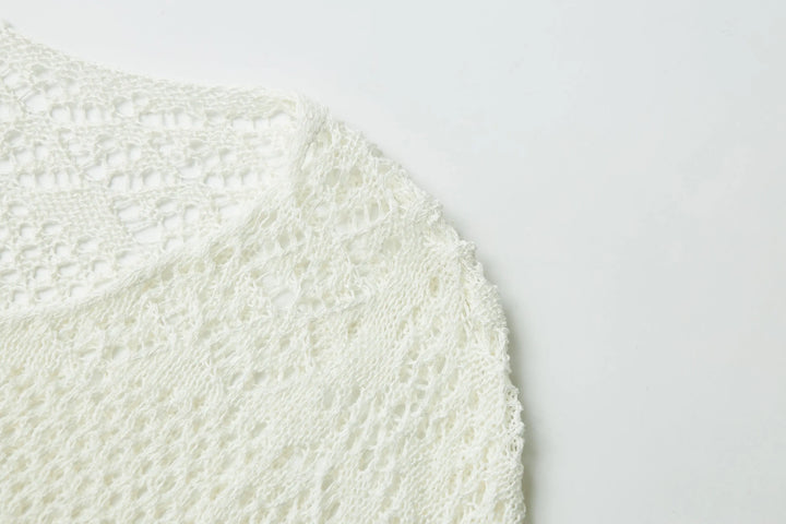 An image of a   21653 Breezy Layering Knit Top by  Mirra Masa