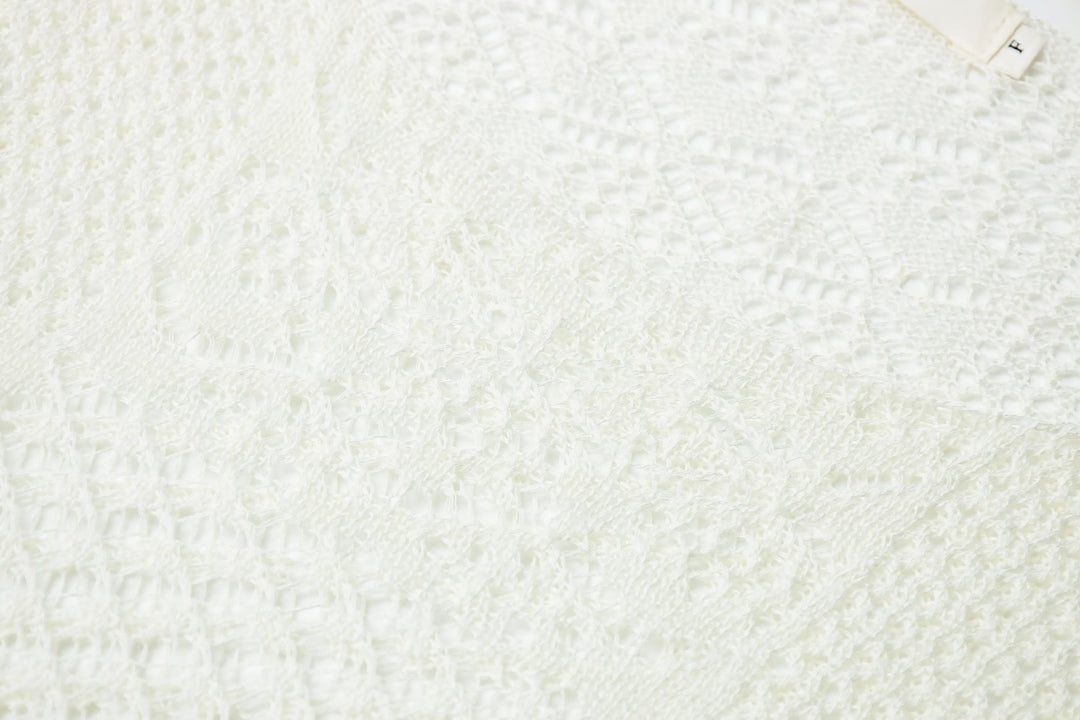 An image of a   21653 Breezy Layering Knit Top by  Mirra Masa
