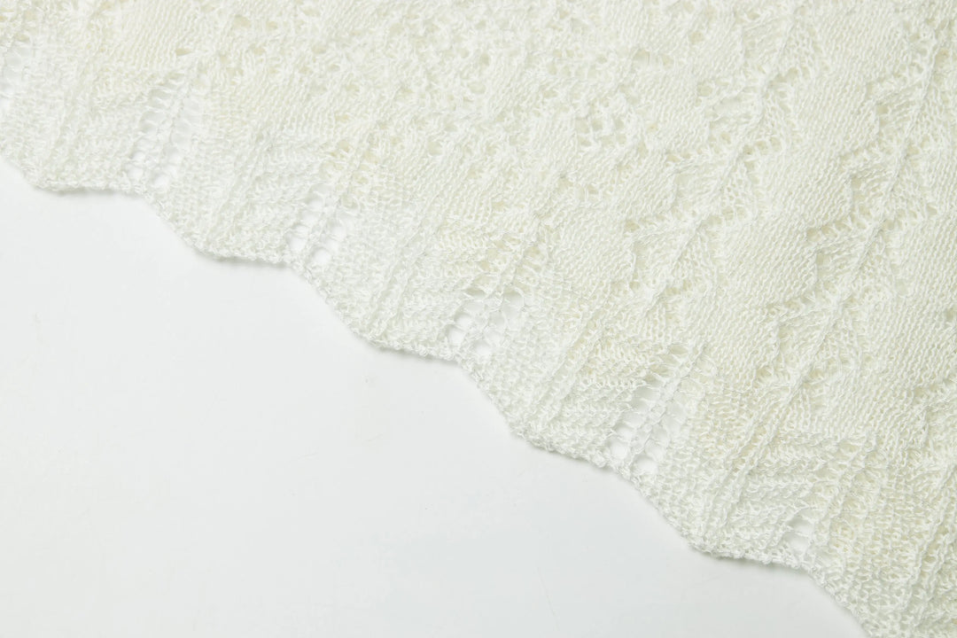 An image of a   21653 Breezy Layering Knit Top by  Mirra Masa