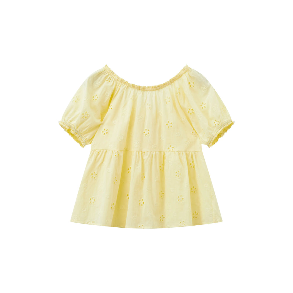 An image of a   21663 Roundneck Blouse by  Mirra Masa
