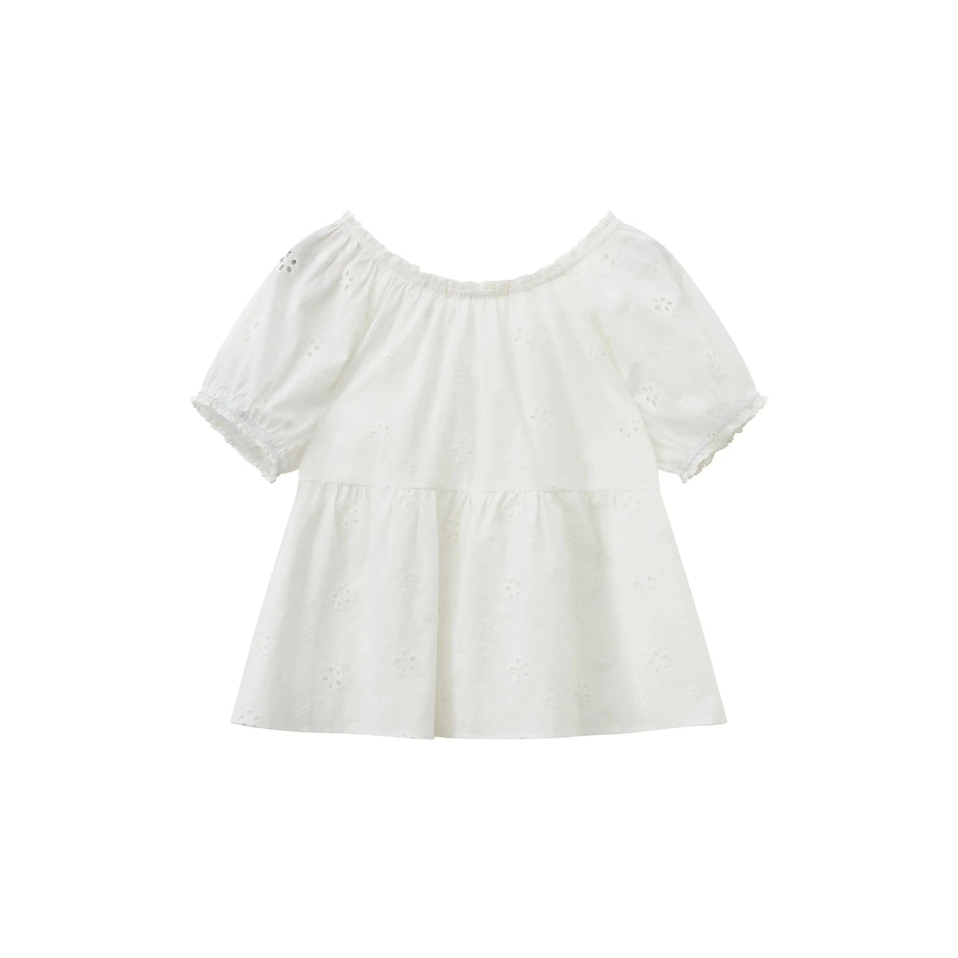 An image of a   21663 Roundneck Blouse by  Mirra Masa