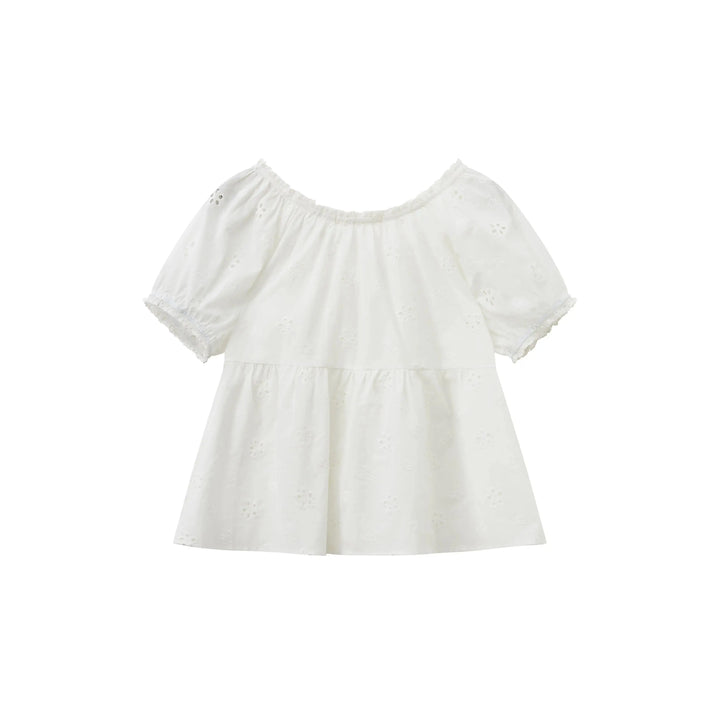 An image of a   21663 Roundneck Blouse by  Mirra Masa