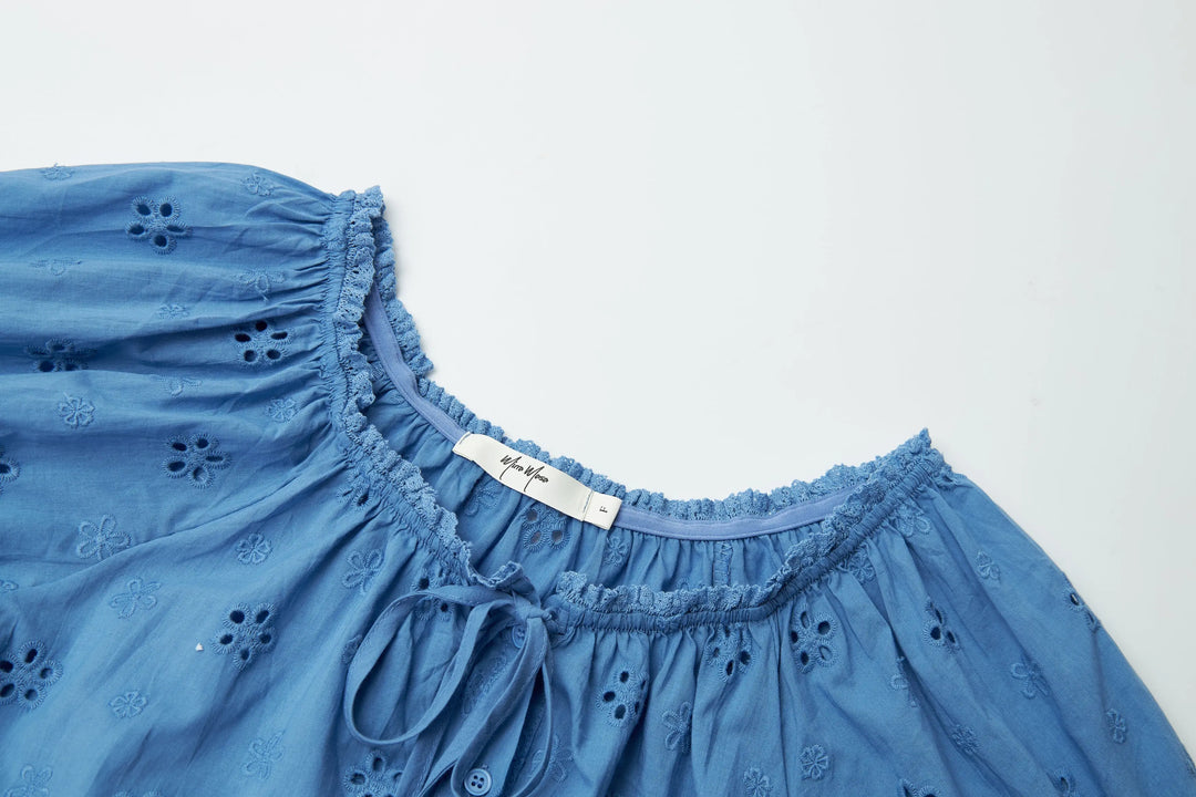 An image of a   21663 Roundneck Blouse by  Mirra Masa