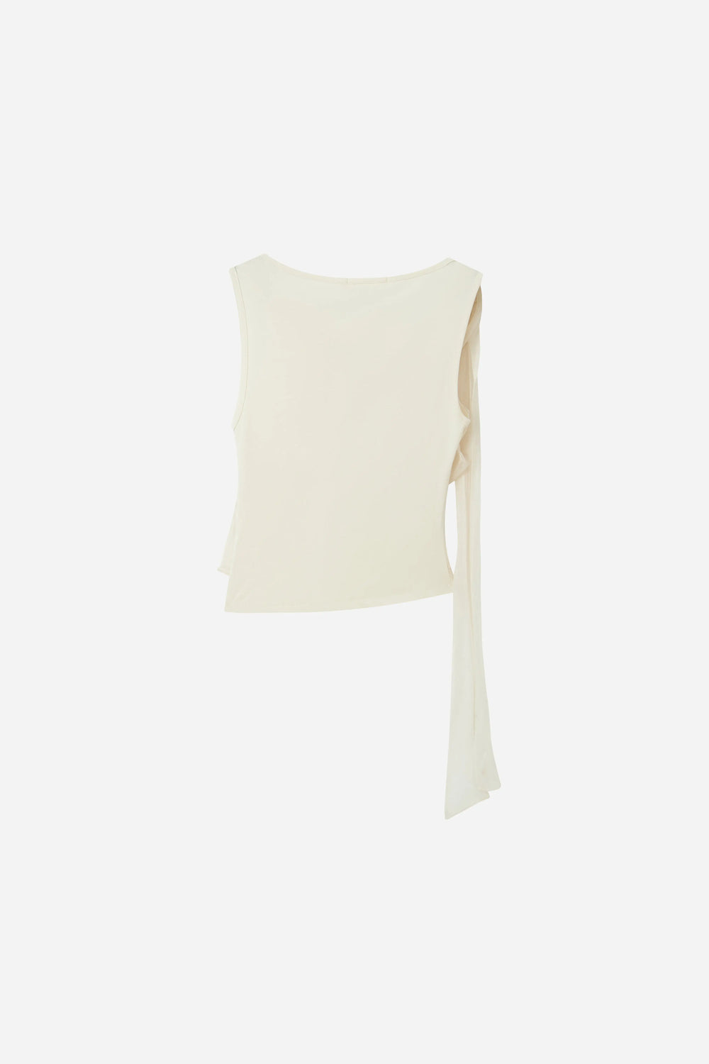 An image of a   21681 Ruched Cowl Top by  Mirra Masa