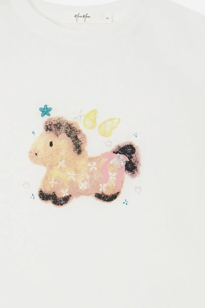 An image of a   21691 Graphic Pony Tee by  Mirra Masa