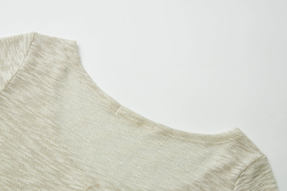 An image of a   21823 Sheer Knit Top by  Mirra Masa