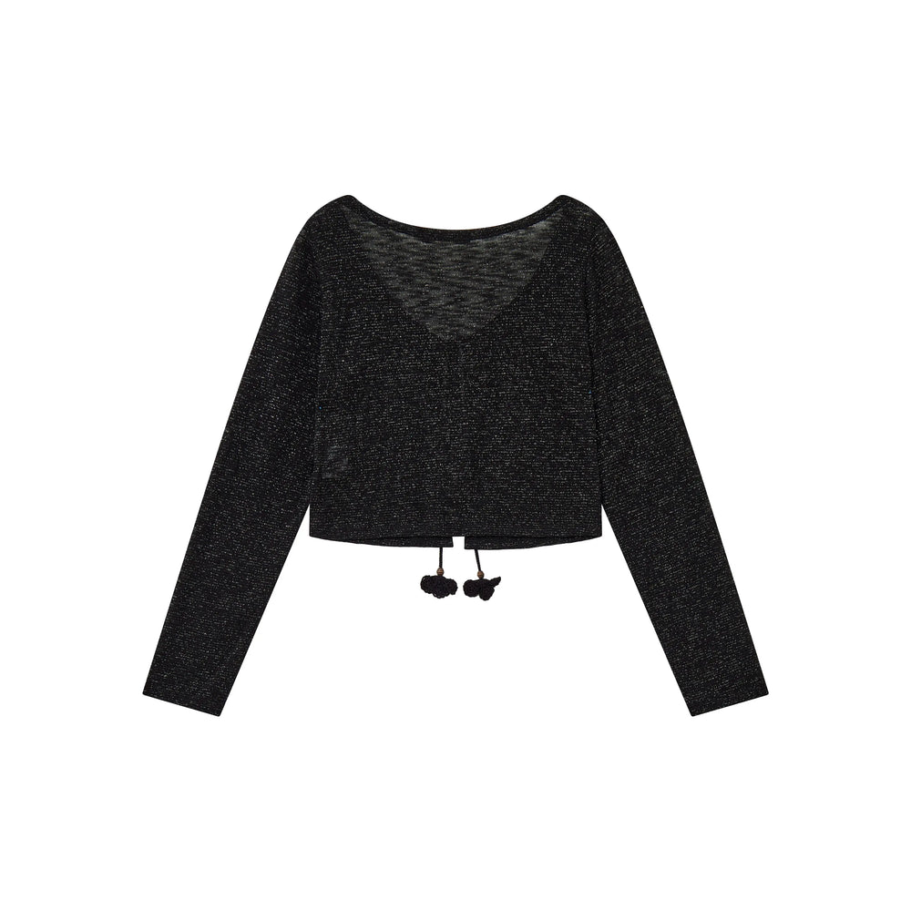 An image of a   21823 Sheer Knit Top by  Mirra Masa
