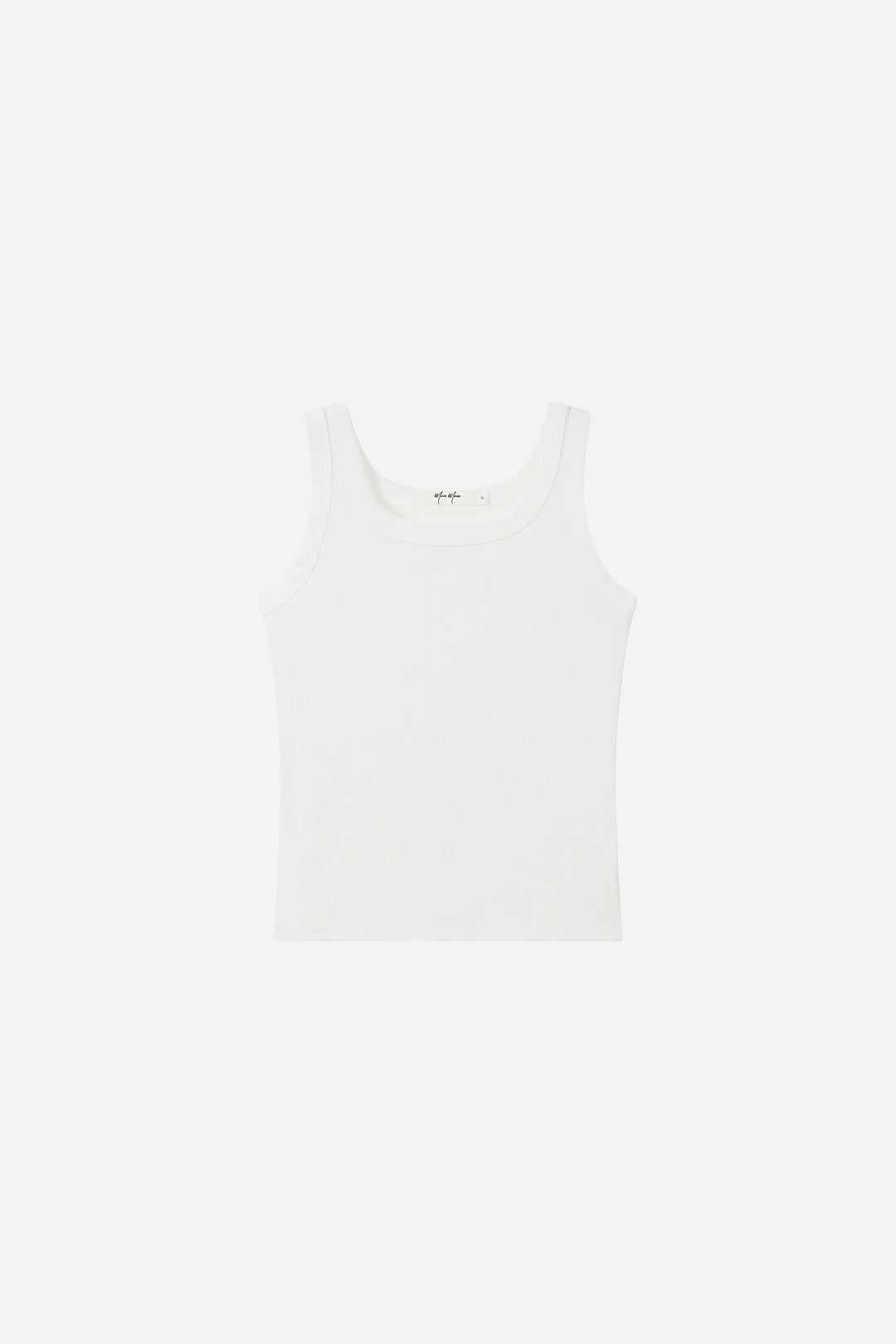 An image of a   21838 Ribbed Scoop Tank by  Mirra Masa