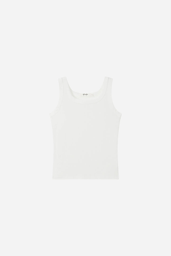 An image of a   21838 Ribbed Scoop Tank by  Mirra Masa