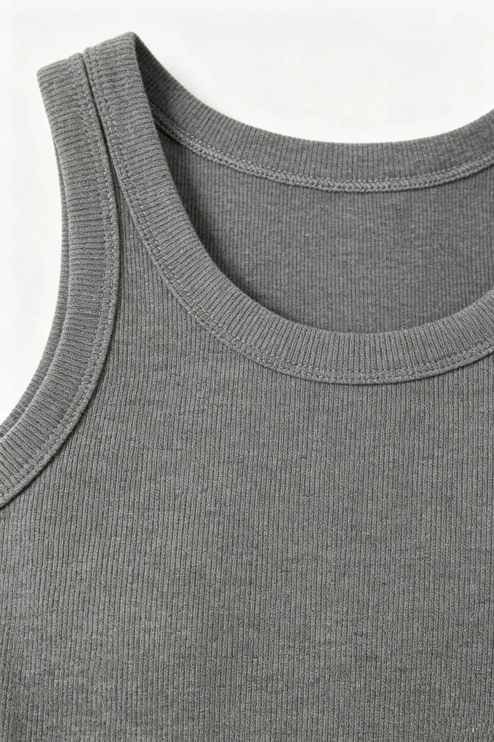 An image of a   21838 Ribbed Scoop Tank by  Mirra Masa