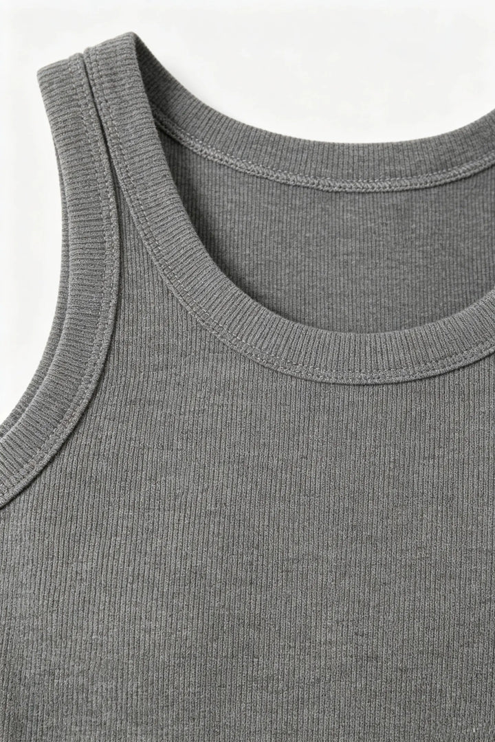 An image of a   21838 Ribbed Scoop Tank by  Mirra Masa