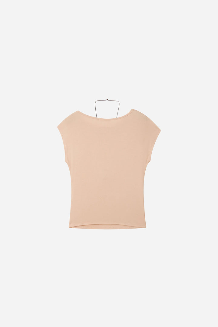 An image of a   21845 Draped Off-Shoulder Tee by  Mirra Masa