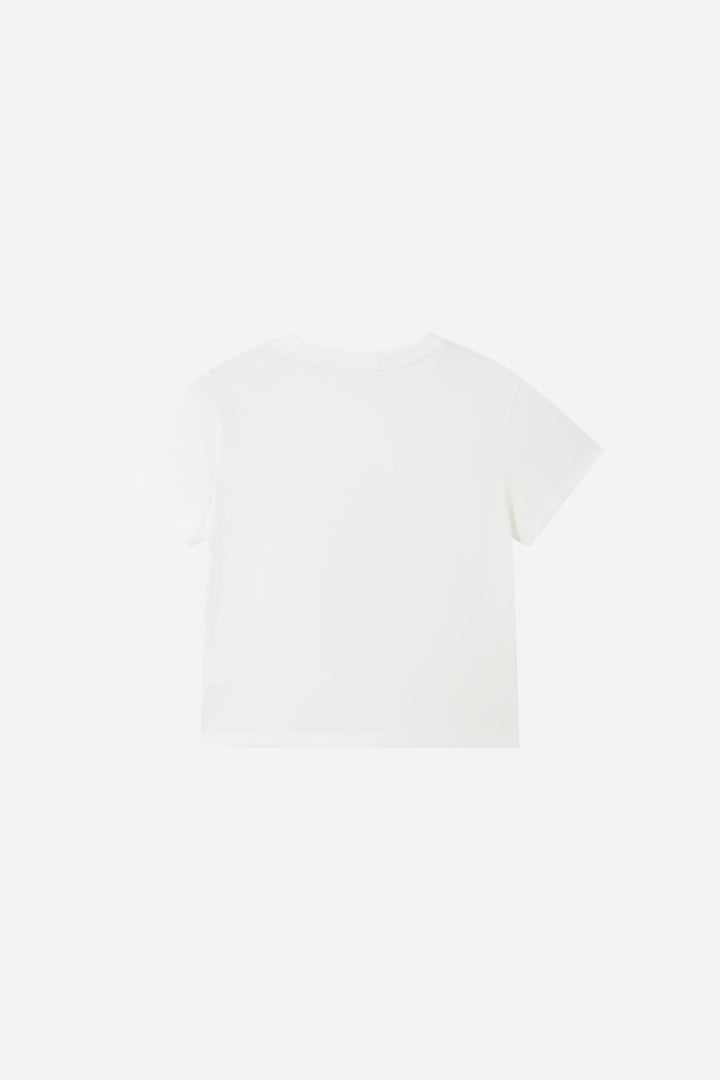 An image of a   21865 Embroidered Teddy Graphic Tee by  Mirra Masa