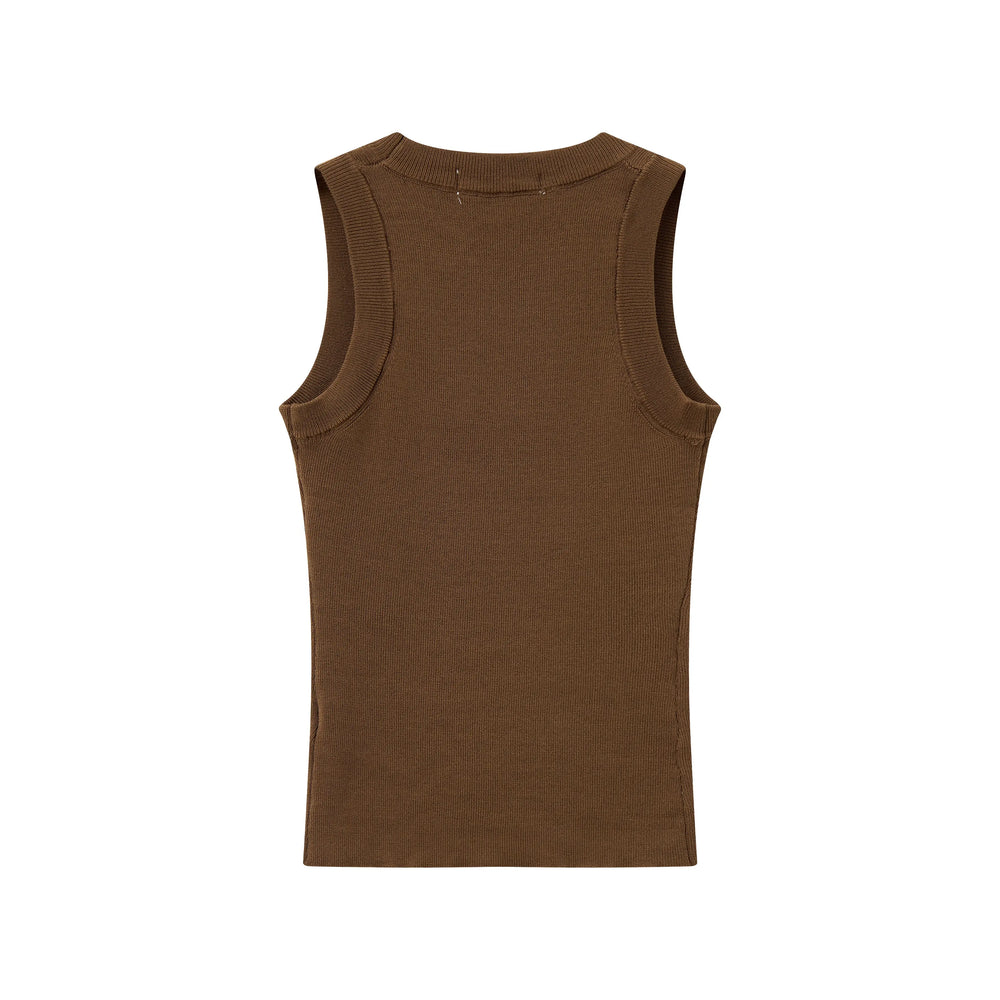 An image of a   21901 Fitted Tank Top by  Mirra Masa