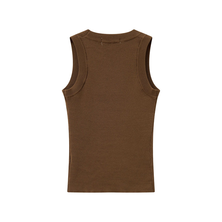 An image of a   21901 Fitted Tank Top by  Mirra Masa