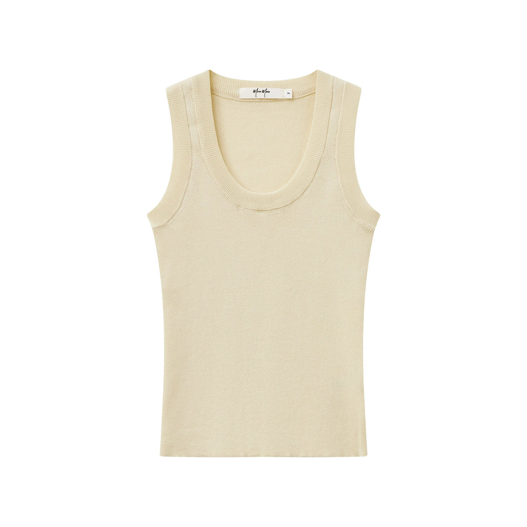 An image of a   21901 Fitted Tank Top by  Mirra Masa