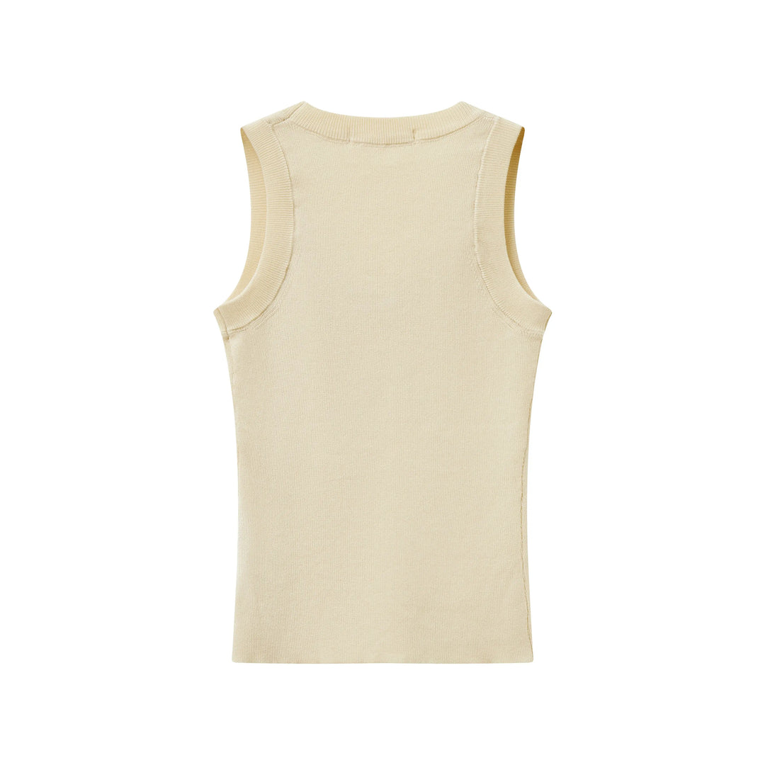 An image of a   21901 Fitted Tank Top by  Mirra Masa