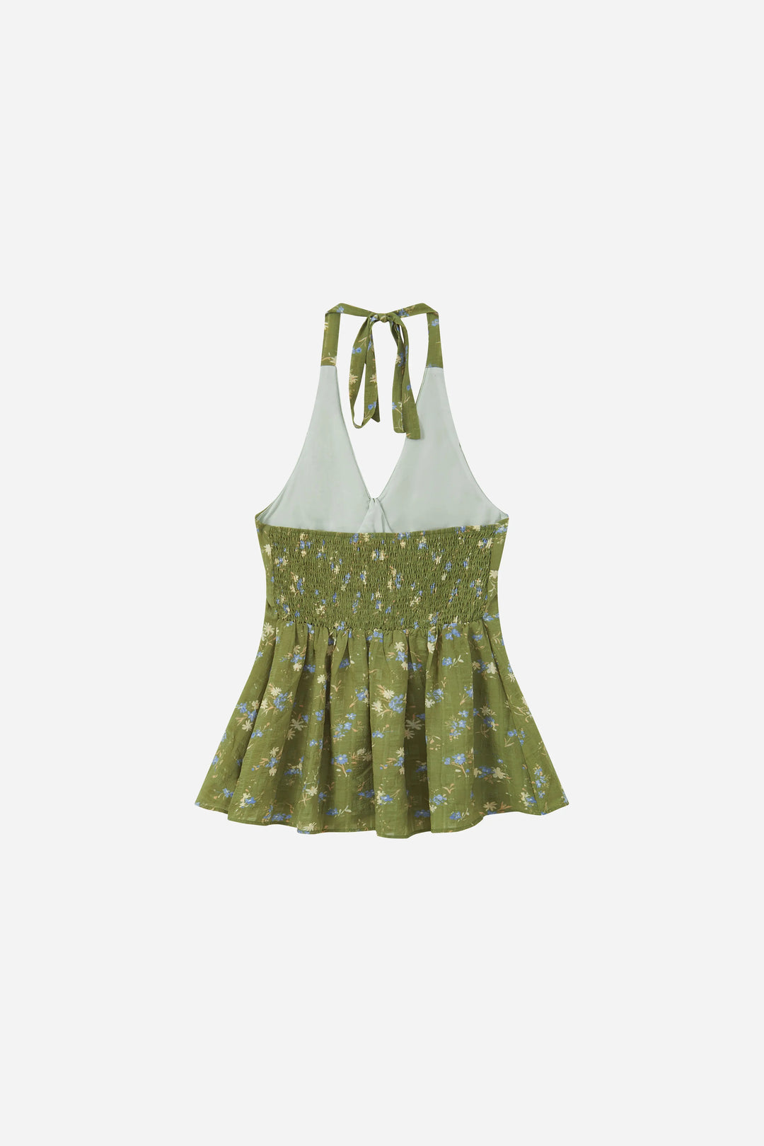 An image of a   21918 Floral Halter Mini Dress by  Mirra Masa