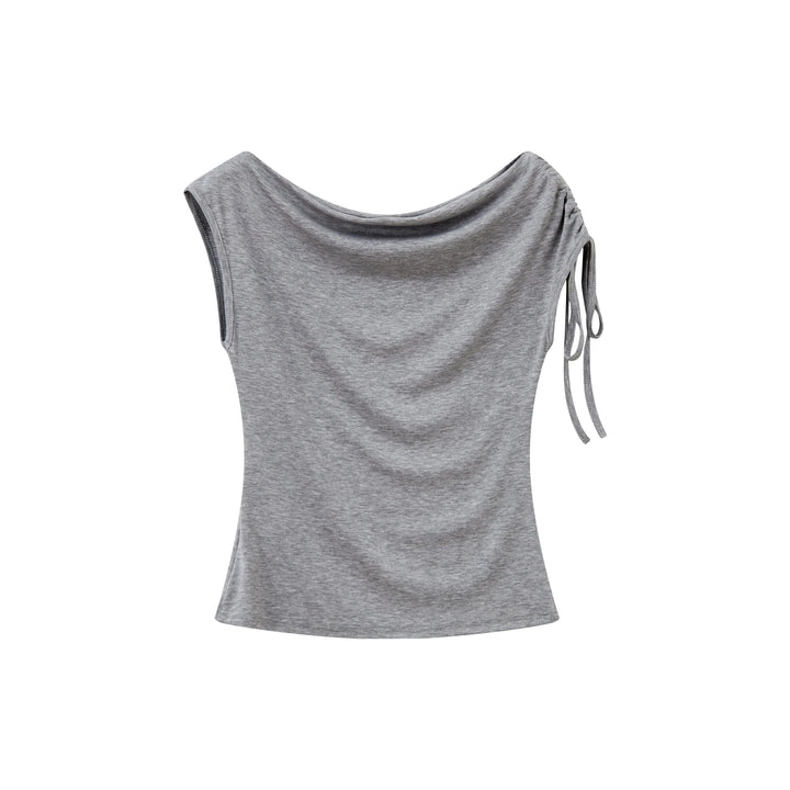 An image of a   21963 Cowl Sleeveless Top by  Mirra Masa