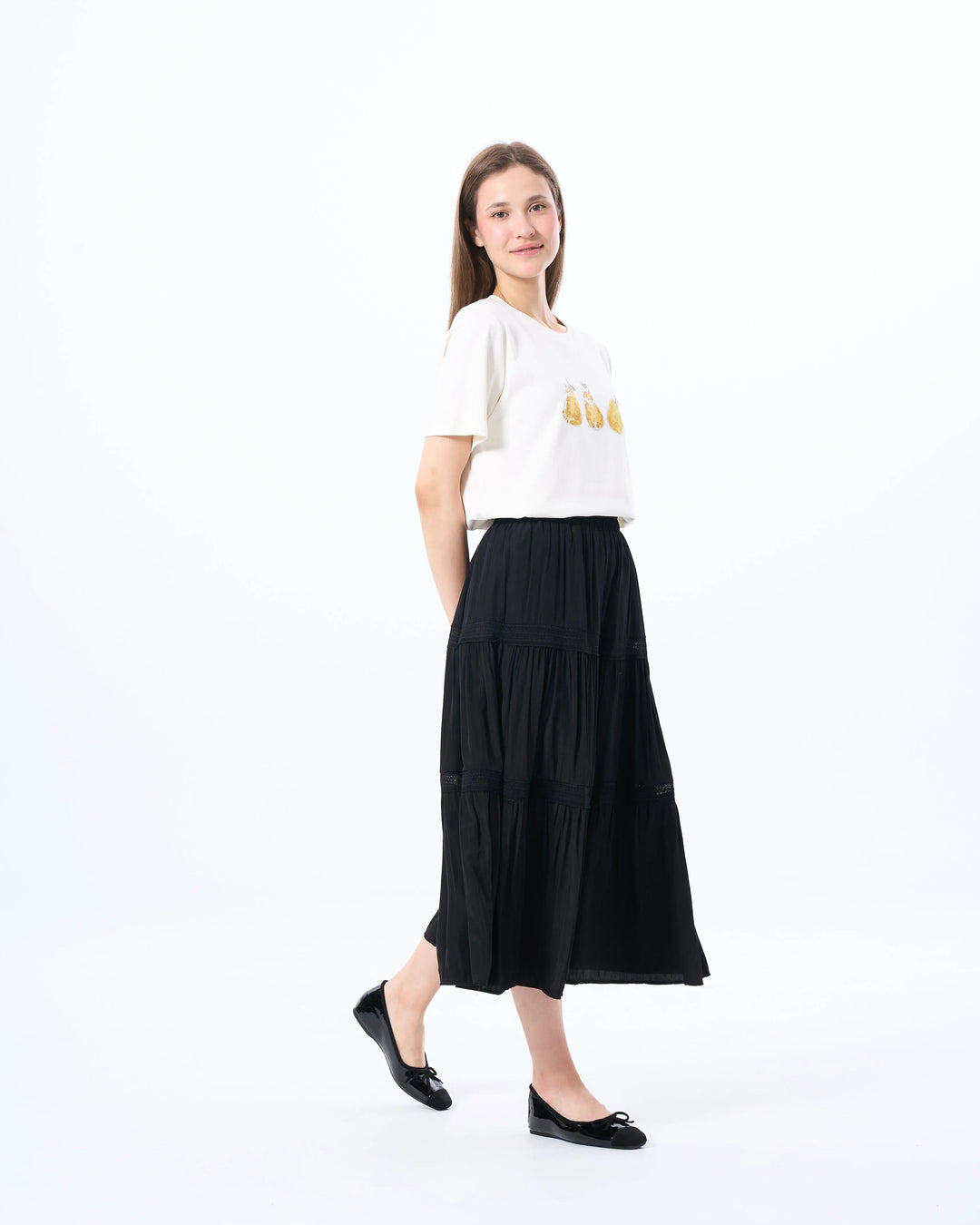 An image of a   21987 Purrfect Pears T-Shirt by  Mirra Masa