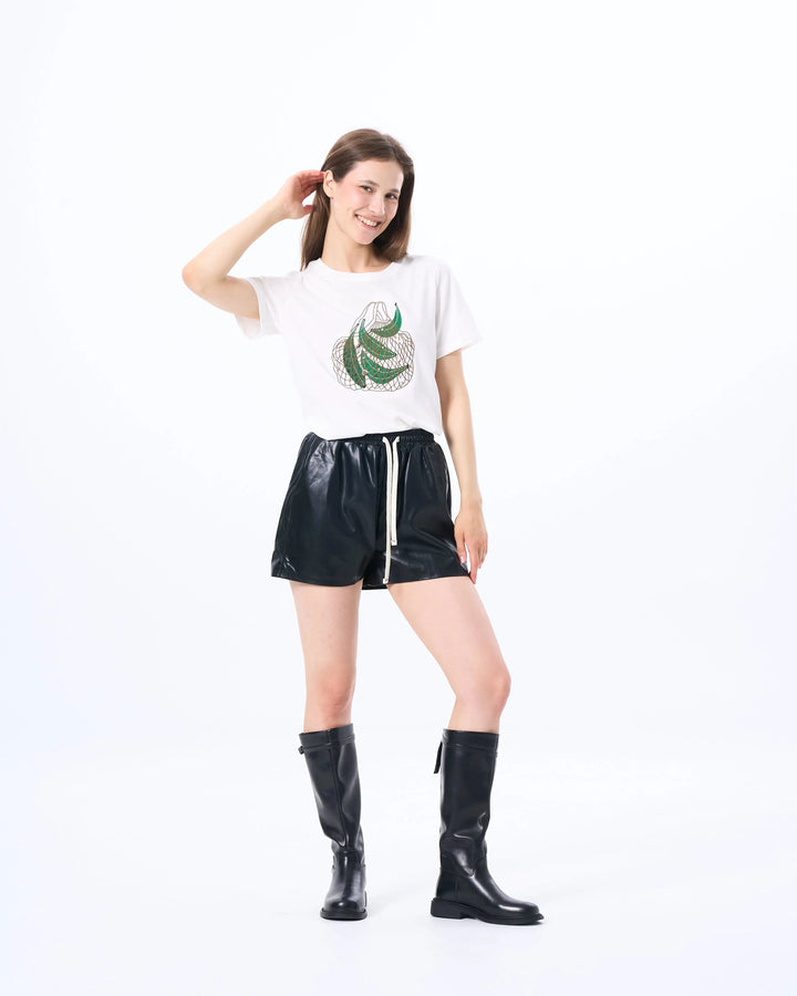 An image of a   21999 Tropical Graphic Tee by  Mirra Masa
