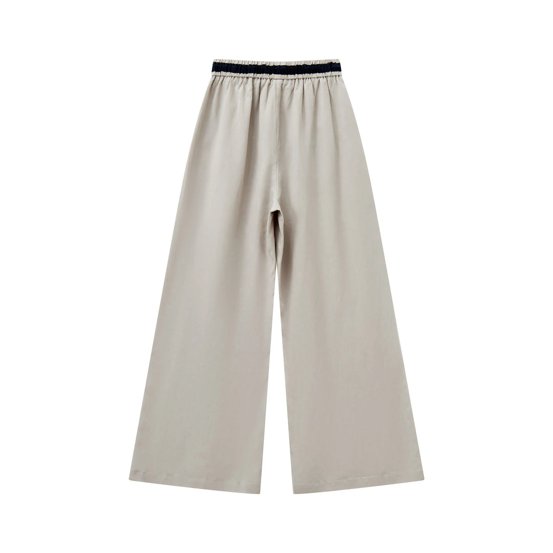An image of a   22117 Tie-Waist Straight Leg Pants by  Mirra Masa