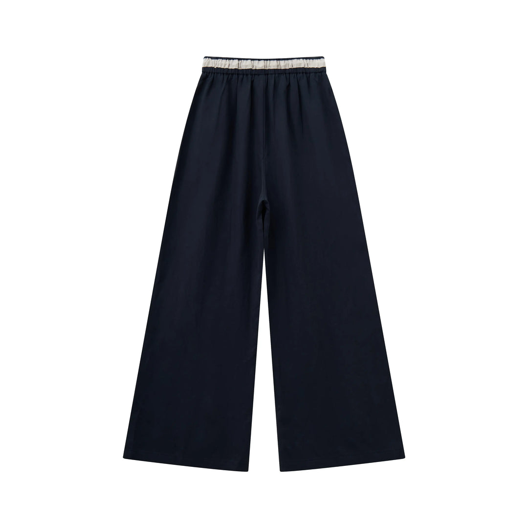 An image of a   22117 Tie-Waist Straight Leg Pants by  Mirra Masa