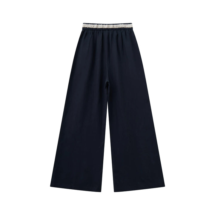 An image of a   22117 Tie-Waist Straight Leg Pants by  Mirra Masa