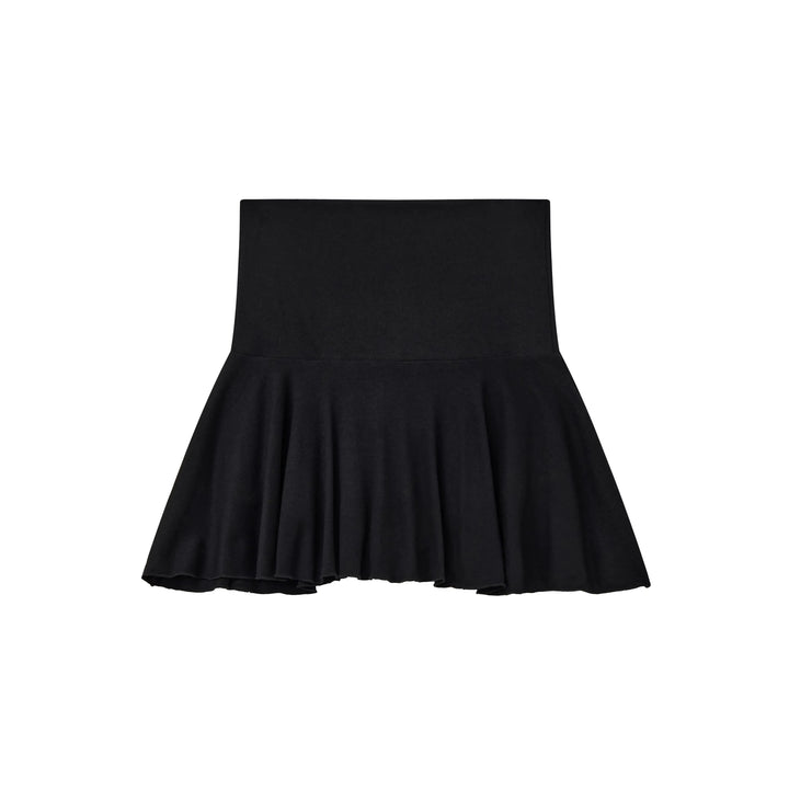 An image of a   22234 Pleated Short Skirt by  Mirra Masa