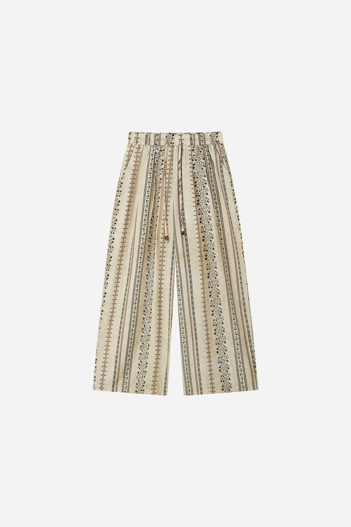 An image of a   22392 Artisan Stripe Wide Leg Pants by  Mirra Masa