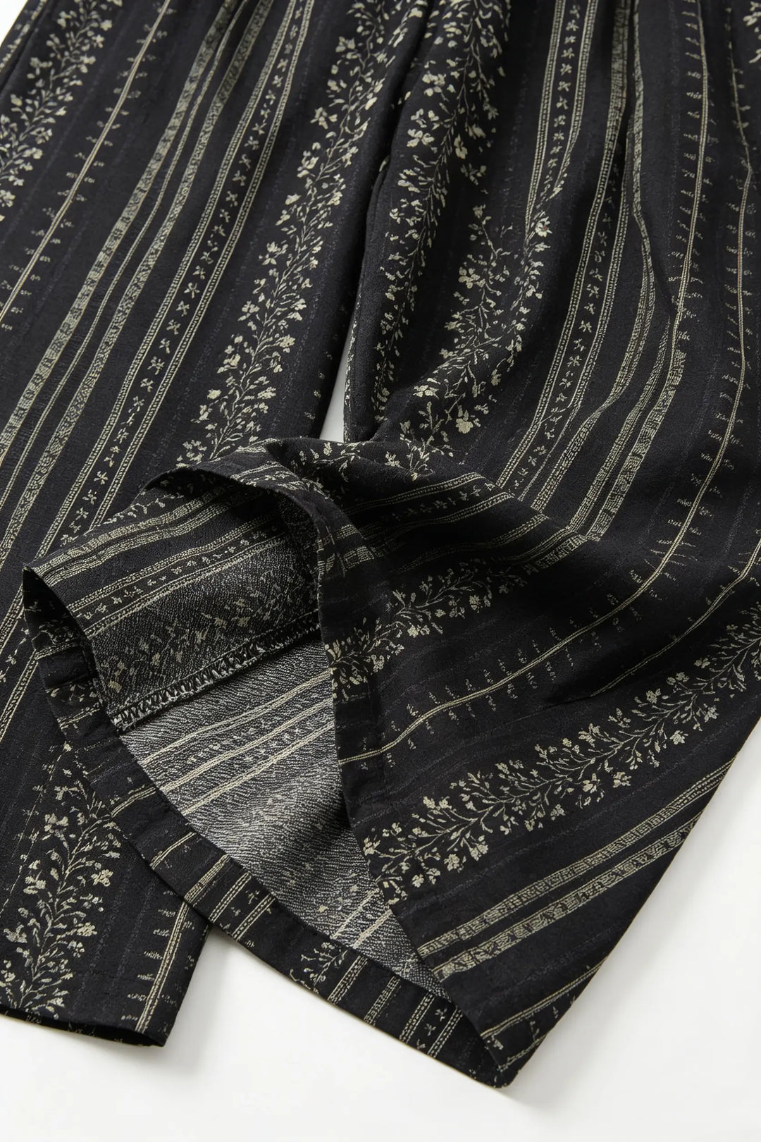 An image of a   22392 Artisan Stripe Wide Leg Pants by  Mirra Masa
