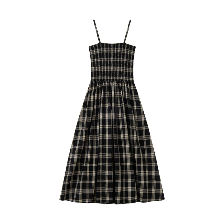 An image of a   23349 Checkered Slip Dress by  Mirra Masa