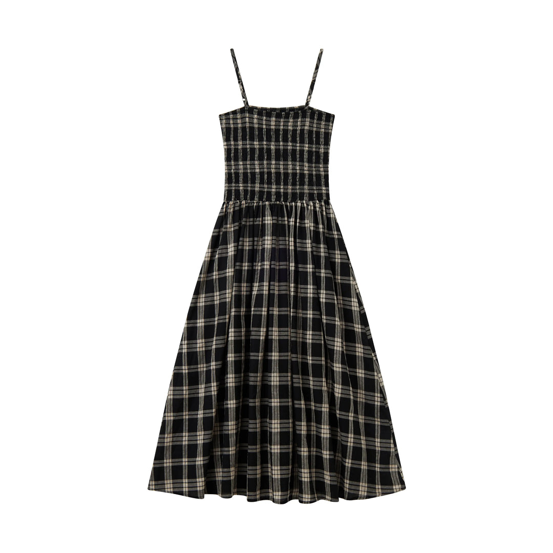 An image of a   23349 Checkered Slip Dress by  Mirra Masa