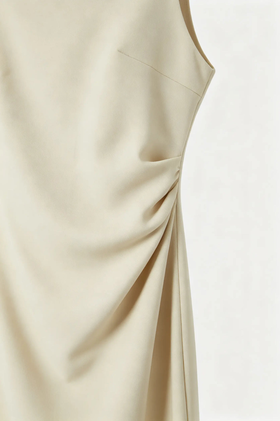 An image of a   23395 Draped Square Neck Slip Dress by  Mirra Masa