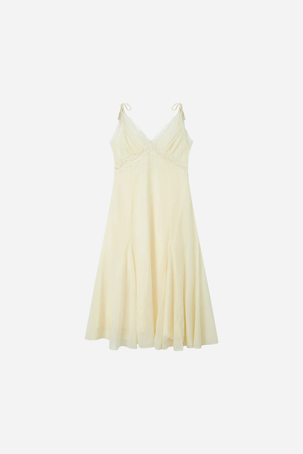 An image of a   23472 Lace Trim Slip Dress by  Mirra Masa