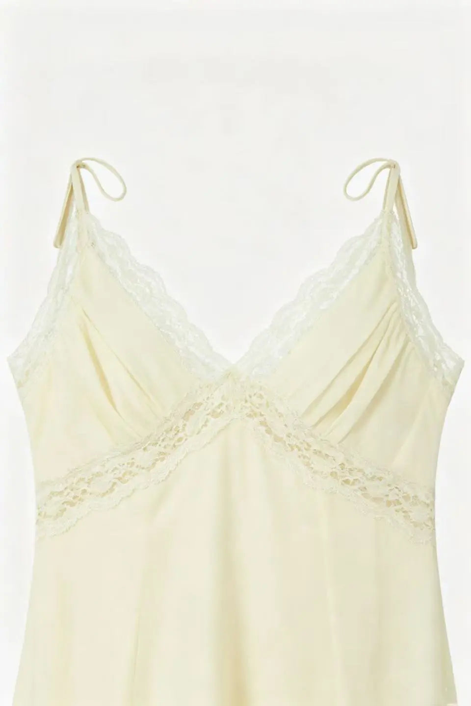 An image of a   23472 Lace Trim Slip Dress by  Mirra Masa