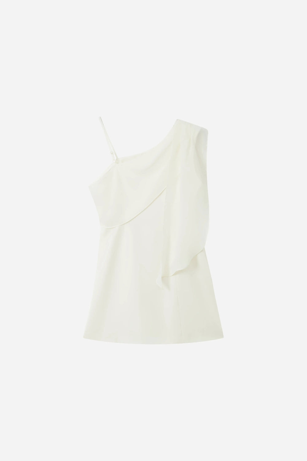 An image of a   23497 Off Shoulder Ruffle Mini Dress by  Mirra Masa
