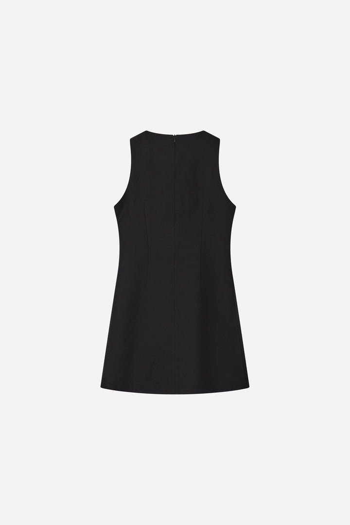 An image of a   23536 Pearl Embellished Bow Mini Dress by  Mirra Masa