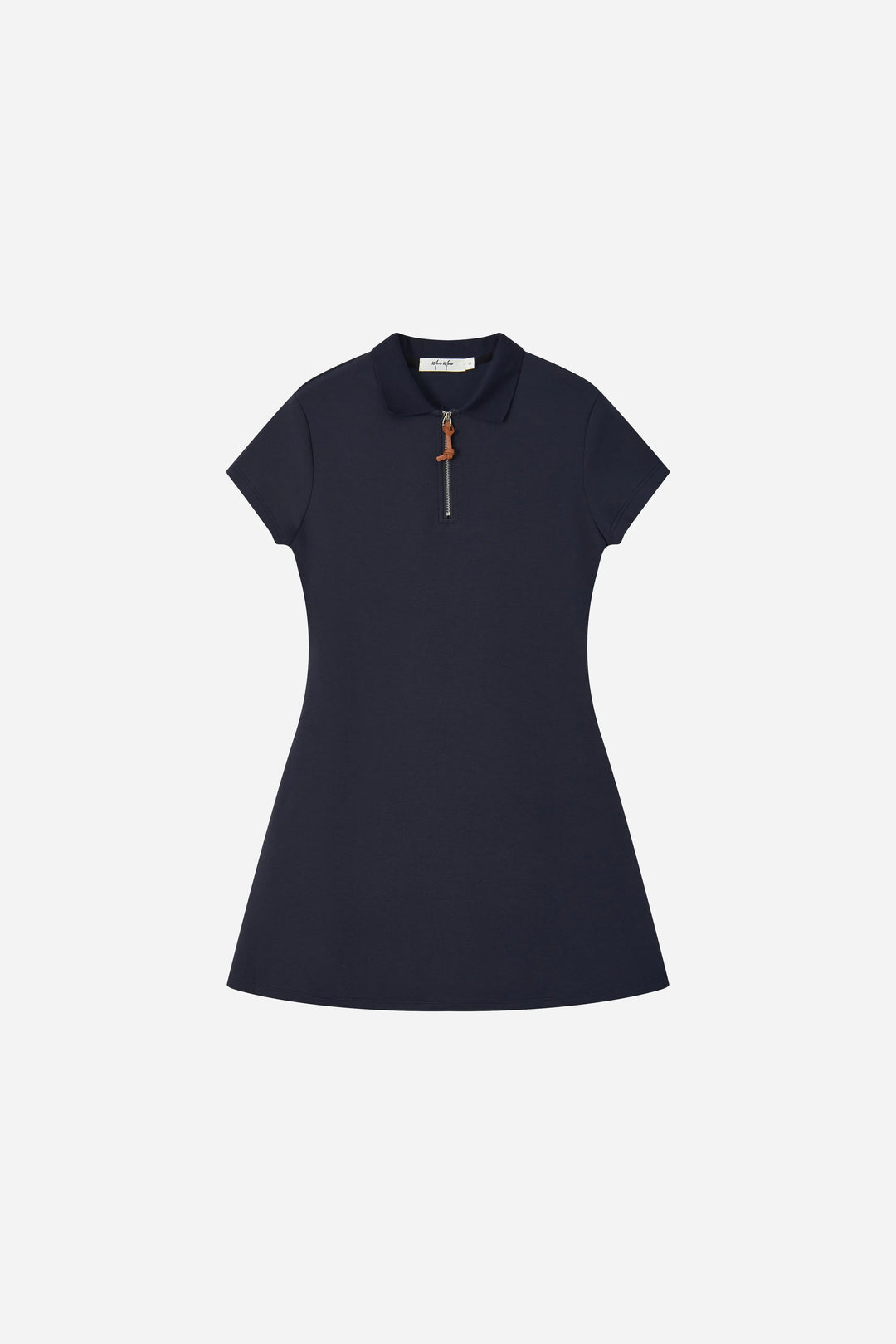 An image of a   23674 Court Zip Polo Mini Dress by  Mirra Masa