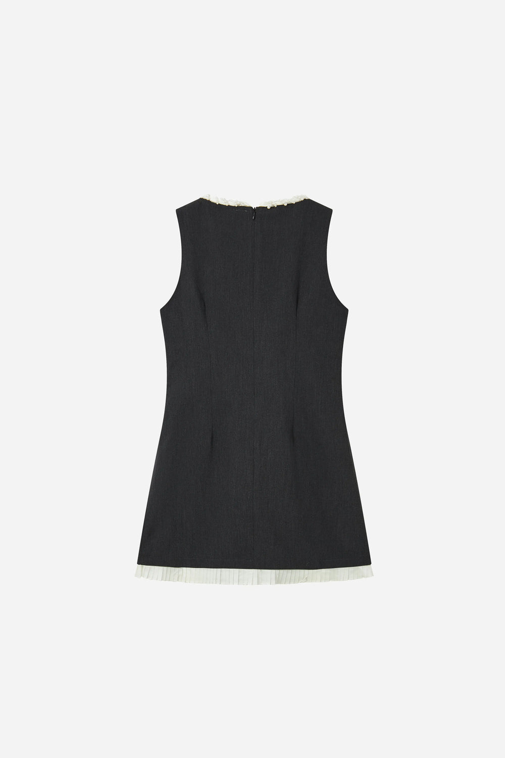 An image of a   23814 Pearl Detail Bow Mini Dress by  Mirra Masa