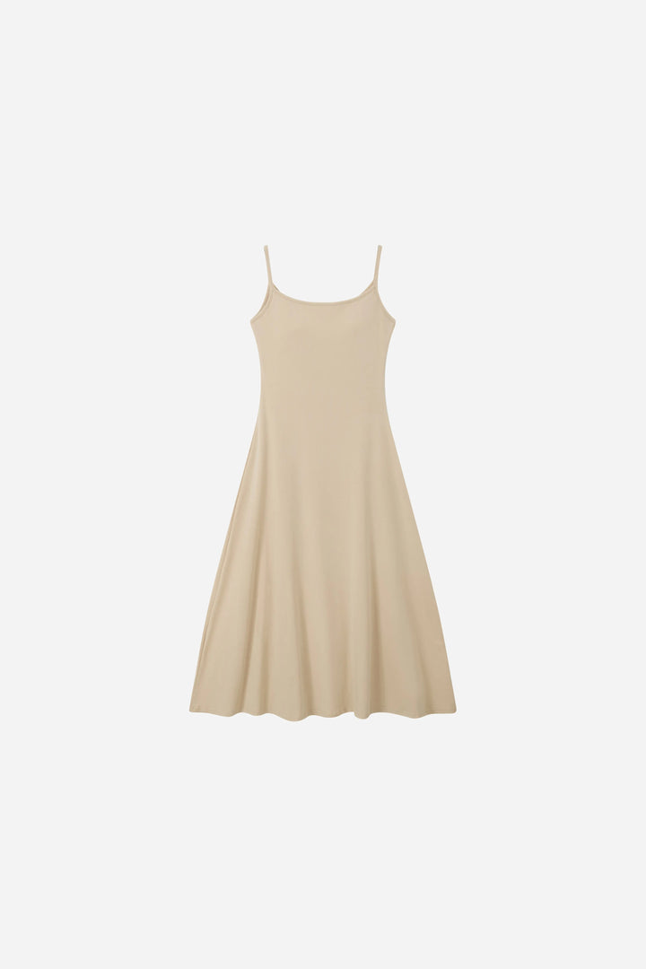 An image of a   23914OL Stretch Cotton Maxi Slip by  Mirra Masa