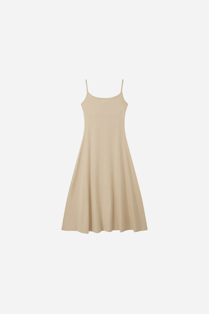 An image of a   23914OL Stretch Cotton Maxi Slip by  Mirra Masa