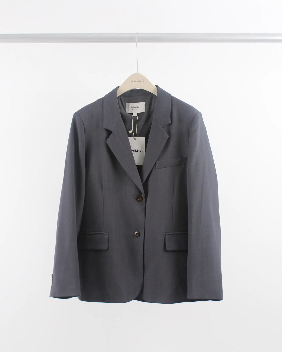 An image of a  Dark-Gray-One-Size 2619 Versatile Blazer by  Mirra Masa