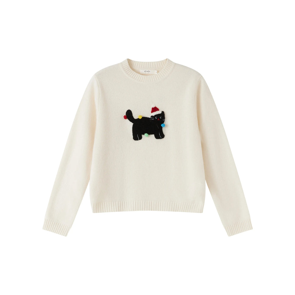 An image of a   3034D Holiday Cat Sweater by  Mirra Masa