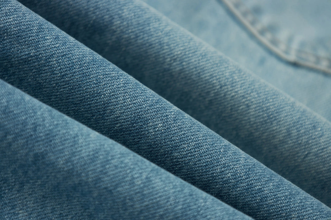 An image of a   30474 Denim Midi Skirt by  Mirra Masa